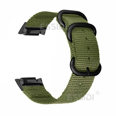 Sports Nylon Band Loop For Fitbit Charge 6 5 Ρολόι υφαντό βραχιόλι Αντικατάσταση καρπού για Fitbit Charge 5 6 λουρί