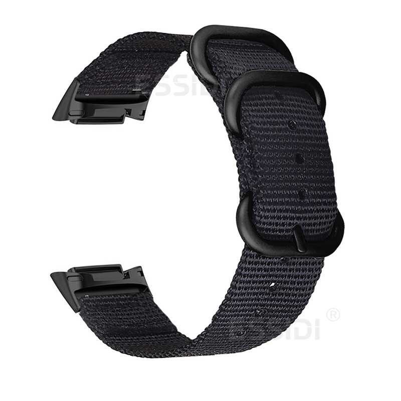 Sports Nylon Band Loop For Fitbit Charge 6 5 Ρολόι υφαντό βραχιόλι Αντικατάσταση καρπού για Fitbit Charge 5 6 λουρί
