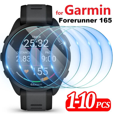 1-10 tk Garmin Forerunner 165 täiskaanega karastatud klaasist kiledele ekraanikaitse kriimustusvastane kaitse läbipaistev kaitsekile