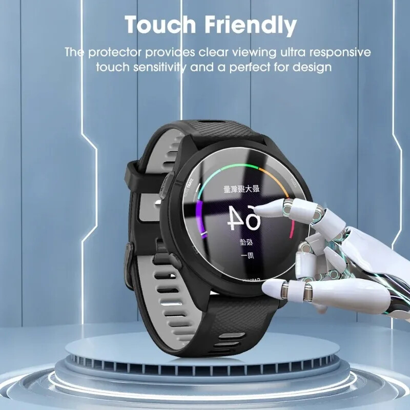 1-10 buc. pentru Garmin Forerunner 165 Filme din sticlă securizată cu acoperire completă Protector pentru ecran Protecție anti-zgârieturi Film protector transparent