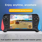 Q15 φορητή φορητή ρετρό κλασική ενσωματωμένη κονσόλα παιχνιδιών 14000 Dual Joystick Λειτουργία 3,5" Δώρο σύνδεσης τηλεόρασης οθόνης για παιδί
