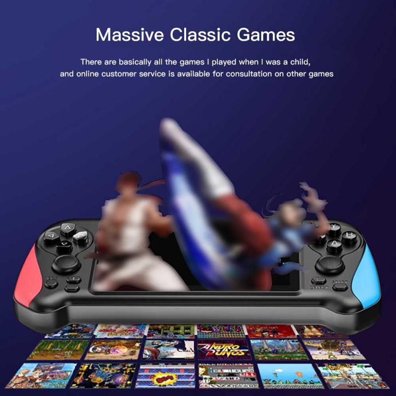 Q15 φορητή φορητή ρετρό κλασική ενσωματωμένη κονσόλα παιχνιδιών 14000 Dual Joystick Λειτουργία 3,5" Δώρο σύνδεσης τηλεόρασης οθόνης για παιδί