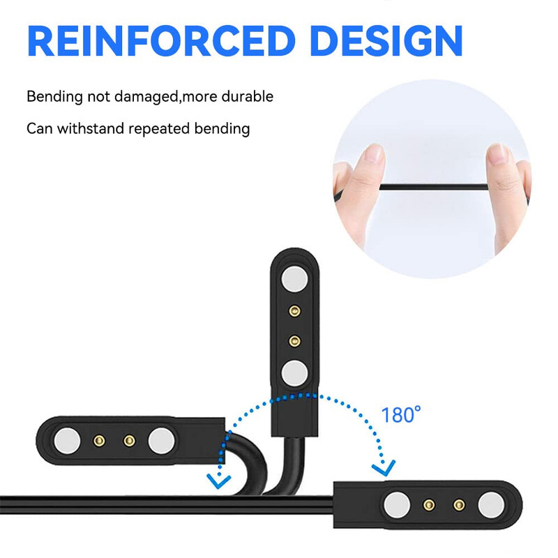 ID205L Καλώδιο φόρτισης ρολογιού USB Καλώδιο γρήγορης φόρτισης για Blackview R3 / R3 Pro/X2/X1/ Uwatch 3/Uwatch Ufit/ GT Magnetic