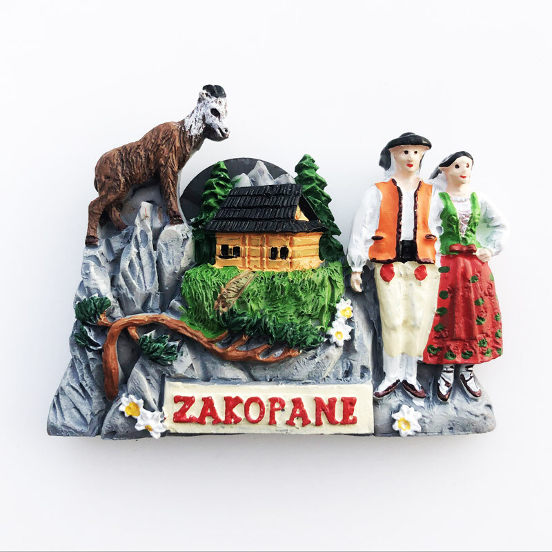 Europa Lenkija 3D šaldytuvo magnetai turizmo suvenyrai šaldytuvo magnetai lipdukų kolekcija rankdarbių dekoravimo straipsniai