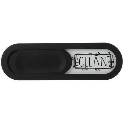 Mosogatógép mágnes, ovális tiszta, piszkos jel Mágneses, nem karcoló, csúszó visszajelző csere, tiszta piszkos mosogatógép matrica