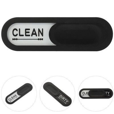 Mosogatógép mágnes, ovális tiszta, piszkos jel Mágneses, nem karcoló, csúszó visszajelző csere, tiszta piszkos mosogatógép matrica