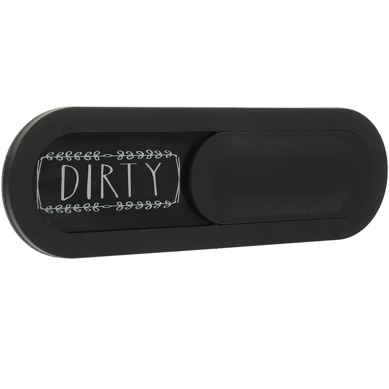 Mosogatógép mágnes, ovális tiszta, piszkos jel Mágneses, nem karcoló, csúszó visszajelző csere, tiszta piszkos mosogatógép matrica