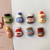 8 ks magnetov na chladničku, kawaii kreslené magnety na chladničku s jedlom, roztomilé dekoratívne magnety, personalizovaný magnet na chladničku do skrinky