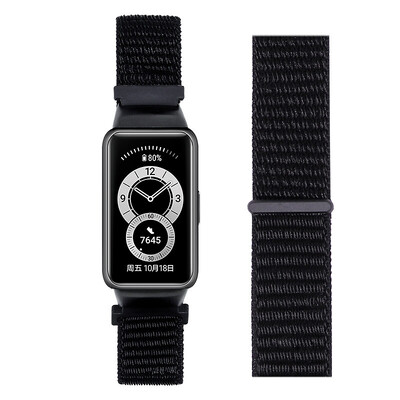Νέο ρυθμιζόμενο λουρί από νάιλον για Huawei Band 6 Breathable 6NFC Ανταλλακτικά Αξεσουάρ Βραχιόλι για Honor band 6 Wristband