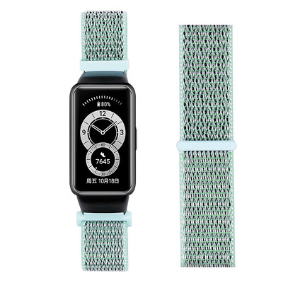 Νέο ρυθμιζόμενο λουρί από νάιλον για Huawei Band 6 Breathable 6NFC Ανταλλακτικά Αξεσουάρ Βραχιόλι για Honor band 6 Wristband
