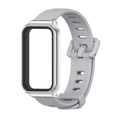 Dirželis „Amazfit Band 7“ išmaniojo laikrodžio silikoninė apyrankė, skirta „Amazfit“ 7 juostų apyrankei, vandeniui atspari pakaitinė laikrodžio apyrankė