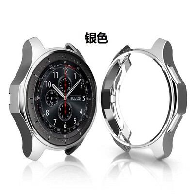 Husa de protectie pentru Samsung Galaxy Watch 46mm 42mm Carcasa de protectie pentru cadru Carcasa moale TPU pentru Samsung Smart Watch 46mm/42mm