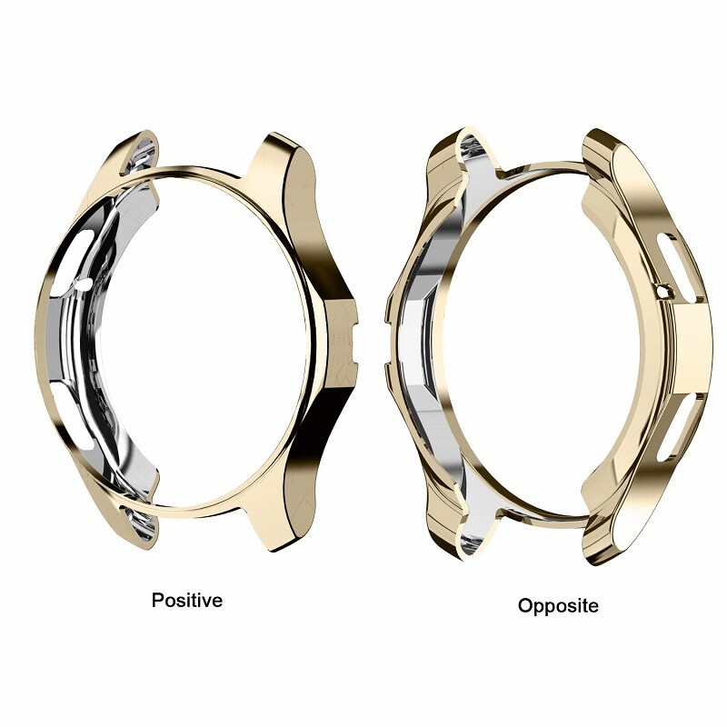 Husa de protectie pentru Samsung Galaxy Watch 46mm 42mm Carcasa de protectie pentru cadru Carcasa moale TPU pentru Samsung Smart Watch 46mm/42mm
