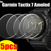 5-1 τμχ Προστατευτικές μεμβράνες Tempered Glass για Garmin Tactix 7 Amoled HD Full Coverage Hardness Screen Protector for Tactix 7 Amoled