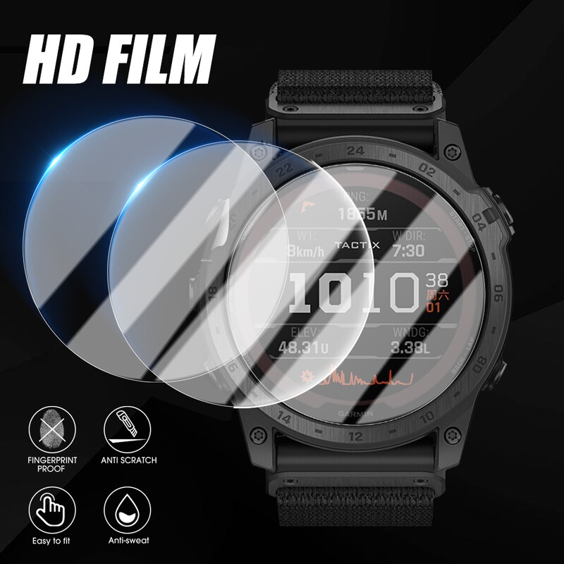 5-1 τμχ Προστατευτικές μεμβράνες Tempered Glass για Garmin Tactix 7 Amoled HD Full Coverage Hardness Screen Protector for Tactix 7 Amoled