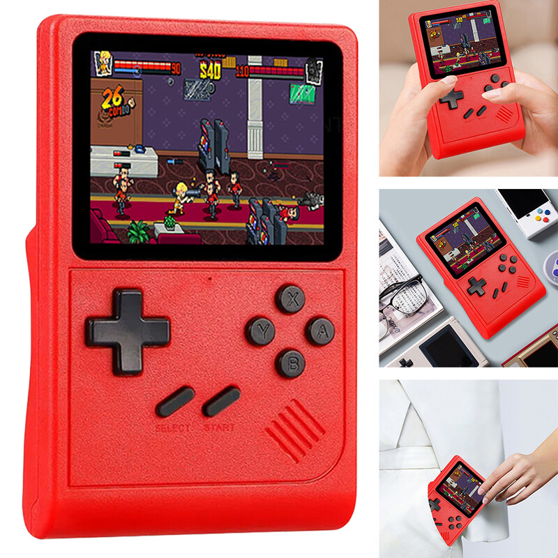 Vrecková herná konzola GB300 Vstavaný 8G 3,0-palcový televízor Retro herná konzola 6000+ hier AV výstup 800mAh pre deti a dospelých