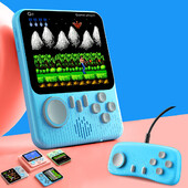 G7 3,5 hüvelykes, nagy felbontású retro kézi játékkonzol Támogatja a TV beépített 666 videojátékokat