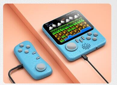 G7 3,5 hüvelykes, nagy felbontású retro kézi játékkonzol Támogatja a TV beépített 666 videojátékokat