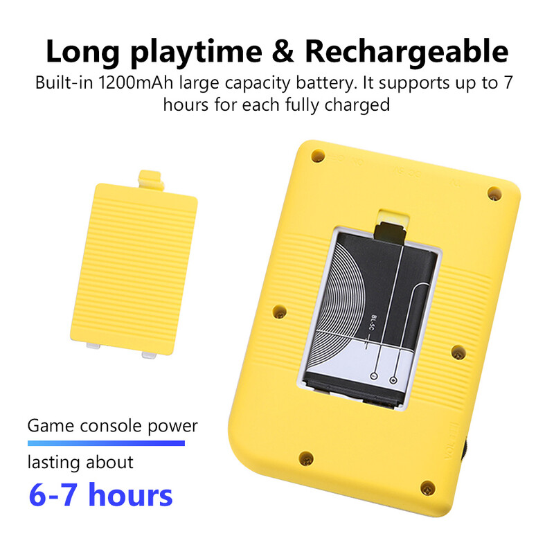 Ecran LCD de 2,4 inchi Consolă de jocuri video retro încorporată 400/500/800 Consolă de jocuri portabilă portabilă Cadou de Crăciun