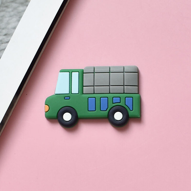 5 db kreatív rajzfilm autós hűtőmágnes gyerekeknek kis méretű mágneses hűtőmágnes szállítómágnesek