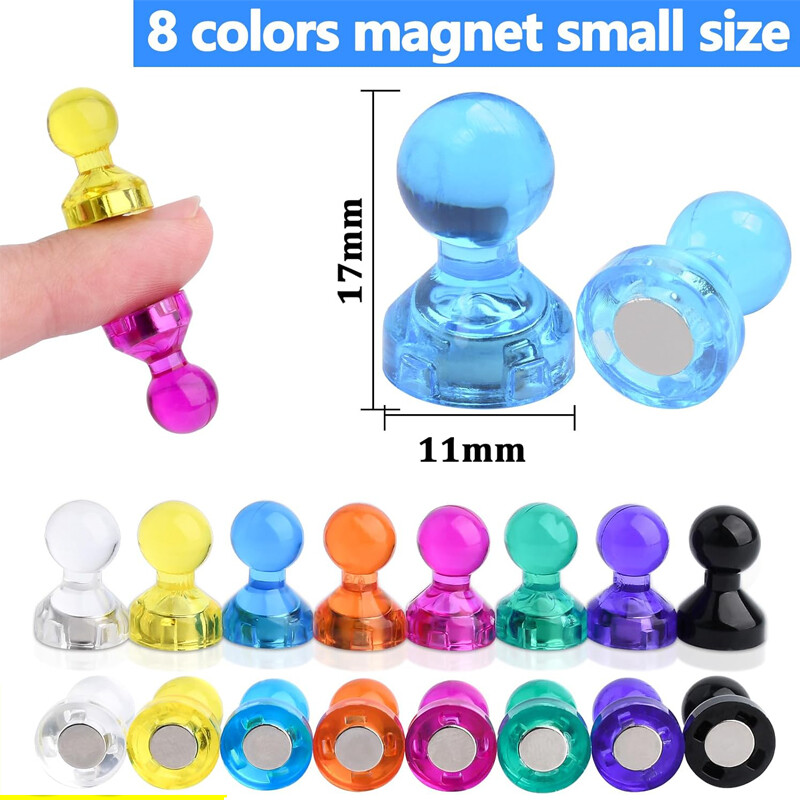 Silné neodýmové magnety na chladničku, malý magnet, pripináčik, biela tabuľa, nálepka na chladničku, kancelárske magnetické kužeľové pripináčiky