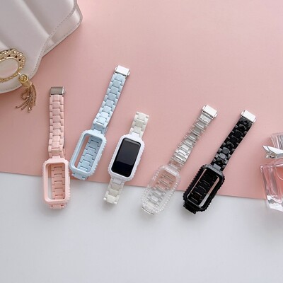 Gyanta szíj Huawei Band 9 7 8 okosóra tok csere karkötő karkötő Honor Band 7 6 Huawei Band 9 7 8 szíjhoz