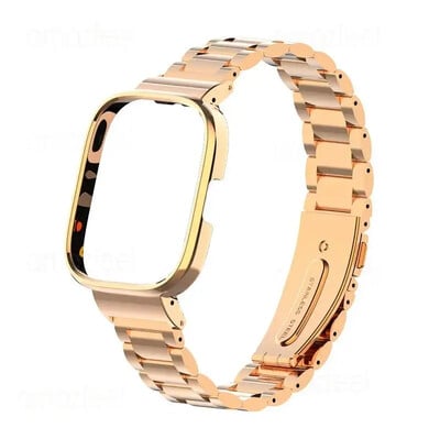 Curea de ceas din metal pentru Xiaomi Mi Watch Lite Redmi Watch 2 Lite 3 Protector de curea din oțel inoxidabil din metal activ Bratara capac
