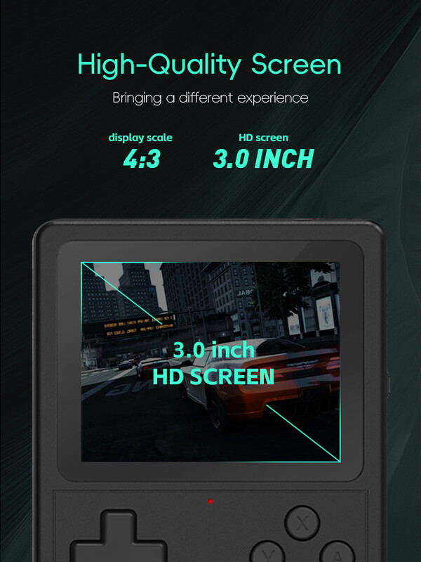 Ručná herná konzola Prenosná retro mini videohra pre emulátory NES/SNES/GBA Konzoly pre prehrávač Gameboy GB300 Darček pre deti