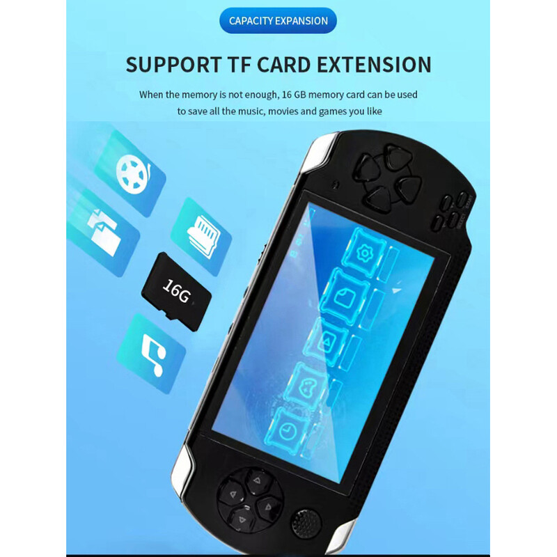 Ručna prijenosna konzola za retro videoigre Videoigre Arcade Player za djecu Mini Machine Emulator Retrogame Gaming Station