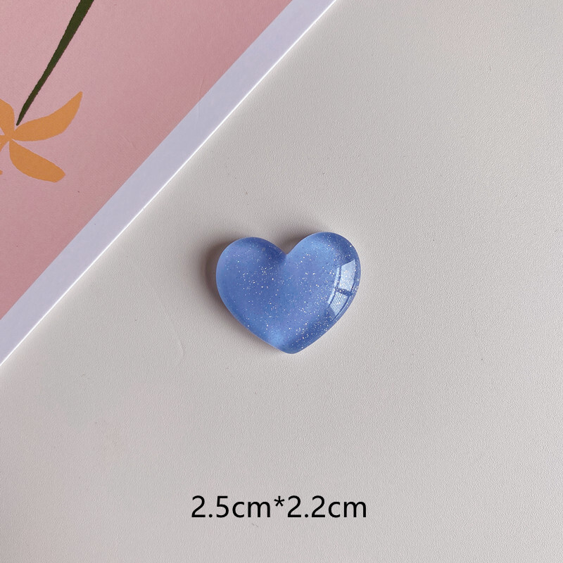 6 ks trblietavých farebných magnetov na chladničku s motívom srdca, nástenných násteniek s fotografiou, magnetických násteniek, dekorácií do bytu.