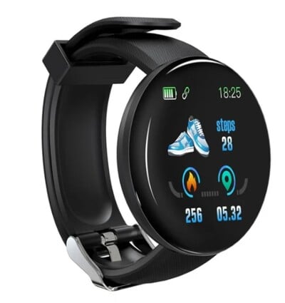 2024 Ceas digital inteligent la modă Femei Bărbați cu Y68 D20 Bluetooth Memento de apel Telecomanda Aparat foto Ceas de mână sport pentru Apple Android