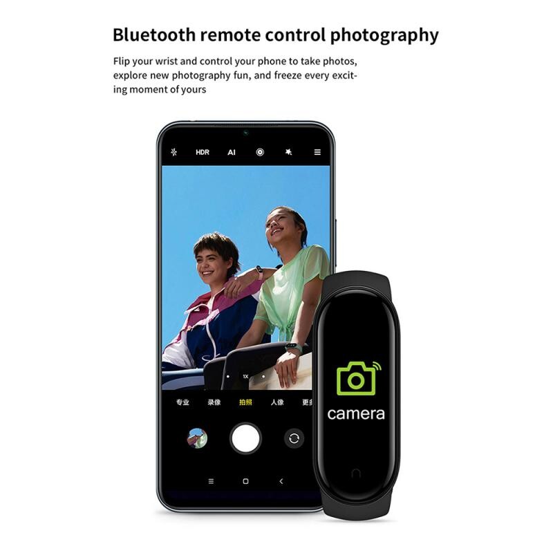 M8 Pametni sat Muškarci Žene Fitnes Sport Smart Band Fitpro verzija Bluetooth Glazba Otkucaji srca Fotografiranje Pametni sat za Xiaomi