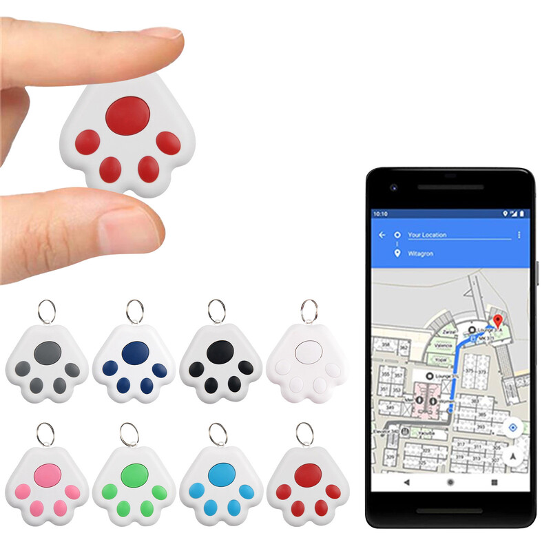 „Mini GPS Tracker“ belaidis „Bluetooth 5.0“ prietaisas, apsaugantis nuo pamestų šunų kačių sekimo, skirtas IOS / „Android“ išmaniojo ieškiklio priedams