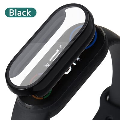 Ochranné puzdro 2 v 1 pre Xiaomi Mi Band 7 6 5 4 3 ks, ochranný kryt s nárazuvzdorným rámom pre MiBand 7 NFC