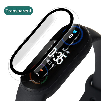 Ochranné puzdro 2 v 1 pre Xiaomi Mi Band 7 6 5 4 3 ks, ochranný kryt s nárazuvzdorným rámom pre MiBand 7 NFC