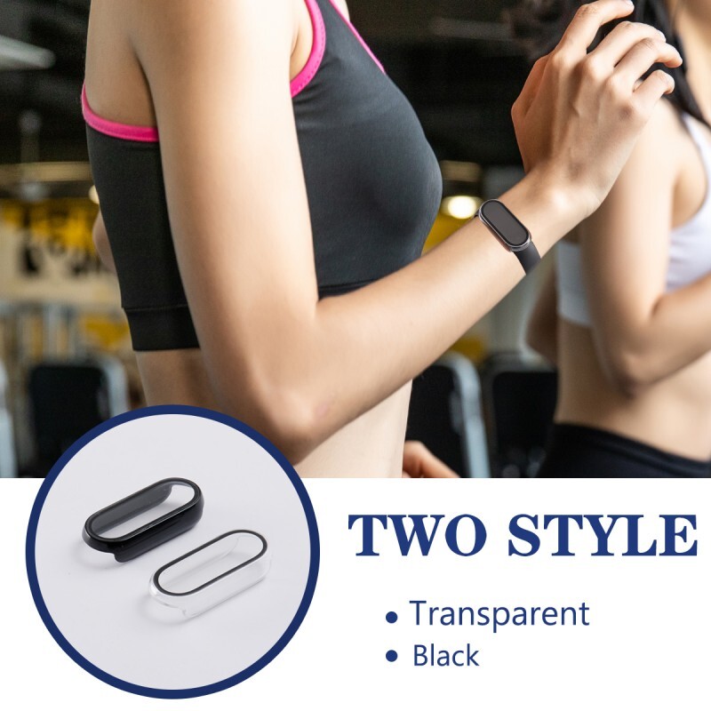 Ochranné puzdro 2 v 1 pre Xiaomi Mi Band 7 6 5 4 3 ks, ochranný kryt s nárazuvzdorným rámom pre MiBand 7 NFC