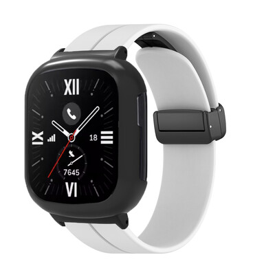 Magnetický silikónový remienok pre Honor Watch 4, náhradný náramok, remienok + puzdro pre Huawei Honor Watch 4, príslušenstvo