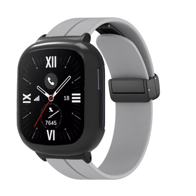 Magnetický silikónový remienok pre Honor Watch 4, náhradný náramok, remienok + puzdro pre Huawei Honor Watch 4, príslušenstvo