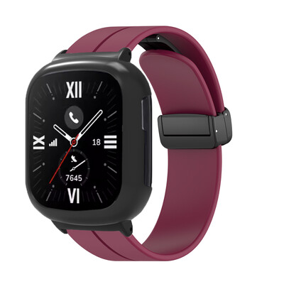 Magnetický silikónový remienok pre Honor Watch 4, náhradný náramok, remienok + puzdro pre Huawei Honor Watch 4, príslušenstvo