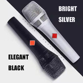 KMS105 Professzionális kondenzátor mikrofon Stúdió felvétel Dupla fémrács Live Cardioid 5V tápegység számítógépmikrofon