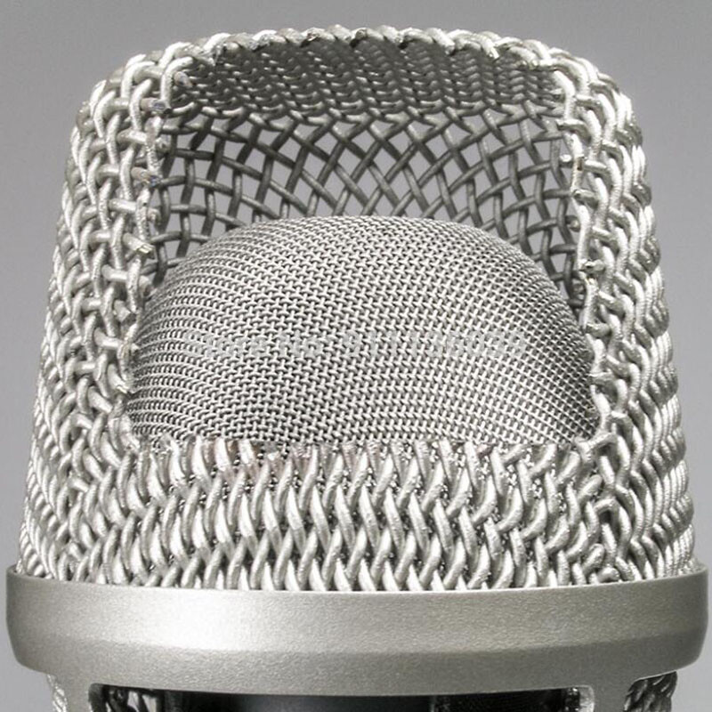 KMS105 Professzionális kondenzátor mikrofon Stúdió felvétel Dupla fémrács Live Cardioid 5V tápegység számítógépmikrofon