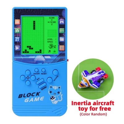 Πράσινο φως μεγάλη οθόνη Τούβλο κονσόλα παιχνιδιών ενσωματωμένο μπλοκ παζλ 999 σε 1 δωμάτιο παιχνιδιών/εξωτερικό δωμάτιο/παιδιά συνεργάτη ταξιδιού