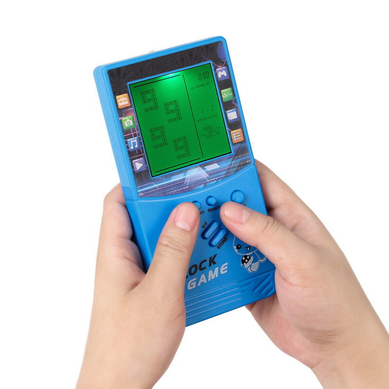 Πράσινο φως μεγάλη οθόνη Τούβλο κονσόλα παιχνιδιών ενσωματωμένο μπλοκ παζλ 999 σε 1 δωμάτιο παιχνιδιών/εξωτερικό δωμάτιο/παιδιά συνεργάτη ταξιδιού