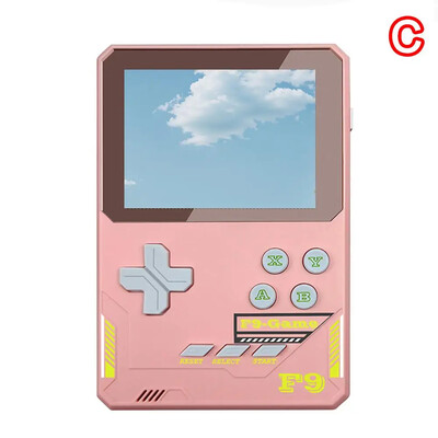 Pentru Consola de jocuri portabilă F9 HD Ecran color de 3,5 inci Dispozitiv de putere clasic Dispozitiv retro Gaming portabil 500 în 1 Consolă bancară