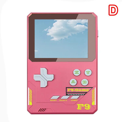 Pentru Consola de jocuri portabilă F9 HD Ecran color de 3,5 inci Dispozitiv de putere clasic Dispozitiv retro Gaming portabil 500 în 1 Consolă bancară