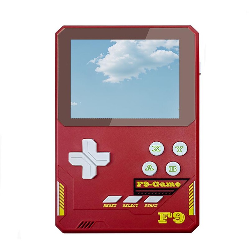 Pentru Consola de jocuri portabilă F9 HD Ecran color de 3,5 inci Dispozitiv de putere clasic Dispozitiv retro Gaming portabil 500 în 1 Consolă bancară