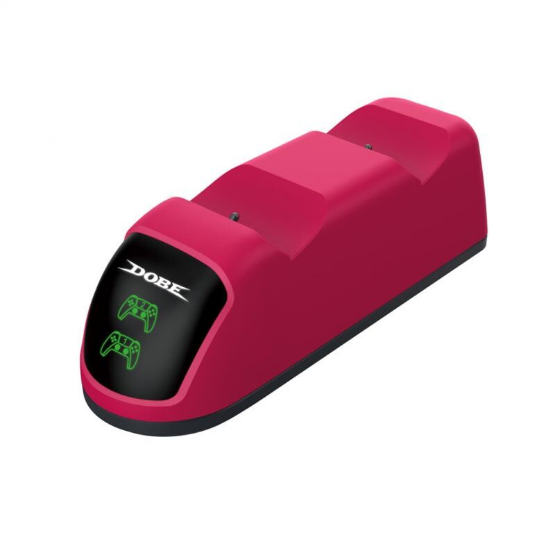 Dvostruki punjač Bijeli otporan na toplinu Brzo punjenje Plug and Play Manje prostora Igraća konzola Kontroler punjača Stabilno fiksiranje Sigurnije za korištenje