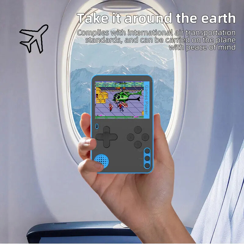 K10 nešiojama žaidimų konsolė 500 retro žaidimai vaikams retro klasikiniai žaidimai žaislas Kalėdų dovana 400 mAh plonas delninis žaidimų grotuvas