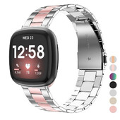 Kovový remienok pre Fitbit Versa 4/Sense 2 Remienok pre Fitbit Versa 3 2 Klasický náramok Náhradný náramok Príslušenstvo