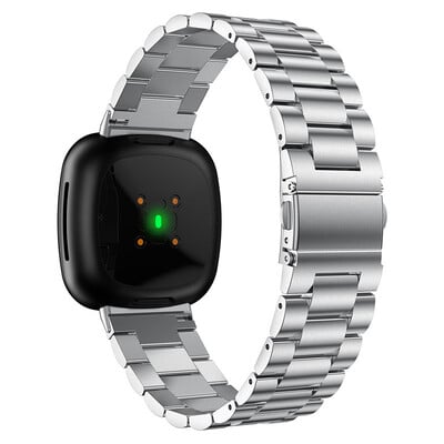 Kovový remienok pre Fitbit Versa 4/Sense 2 Remienok pre Fitbit Versa 3 2 Klasický náramok Náhradný náramok Príslušenstvo
